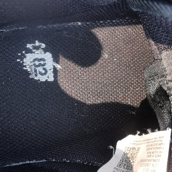 NIKE Mens Size 8 Black multi coloured painted sneakers basketball Air Force 1 - Picture 11 of 11